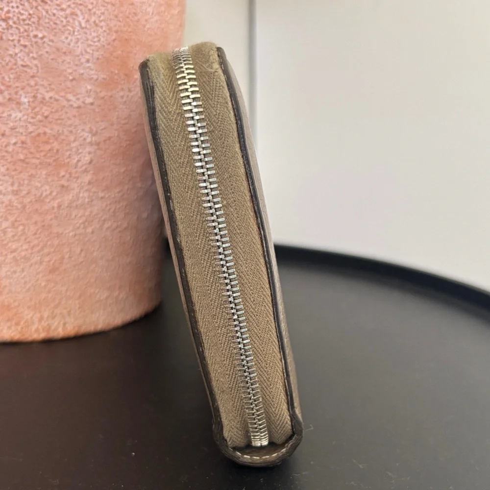 Celine Drummed Calfskin Zip Wallet - Picture 8 of 17